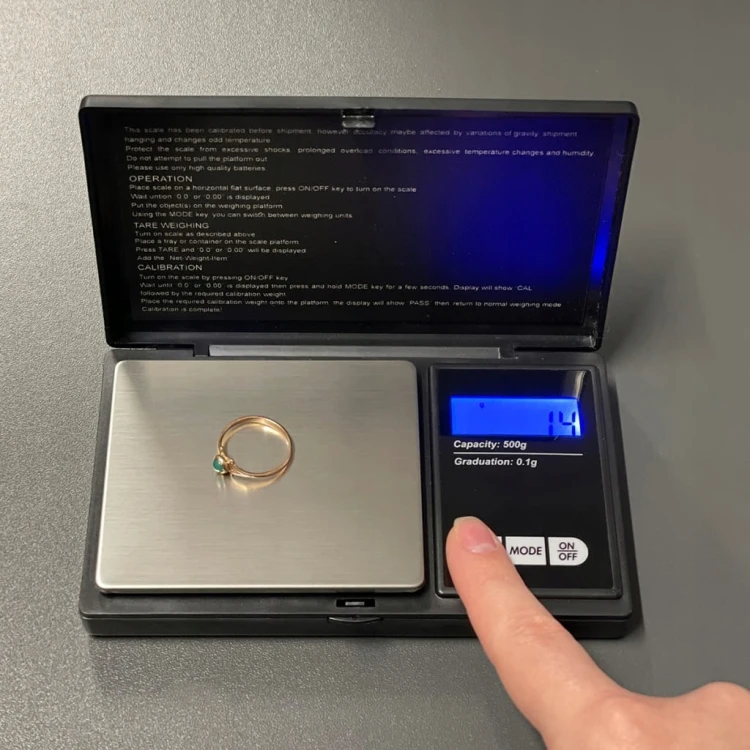 DOKŁADNA WAGA JUBILERSKA 500g 0,1g PRECYZYJNA LCD KUCHENNA PODŚWIETLANA