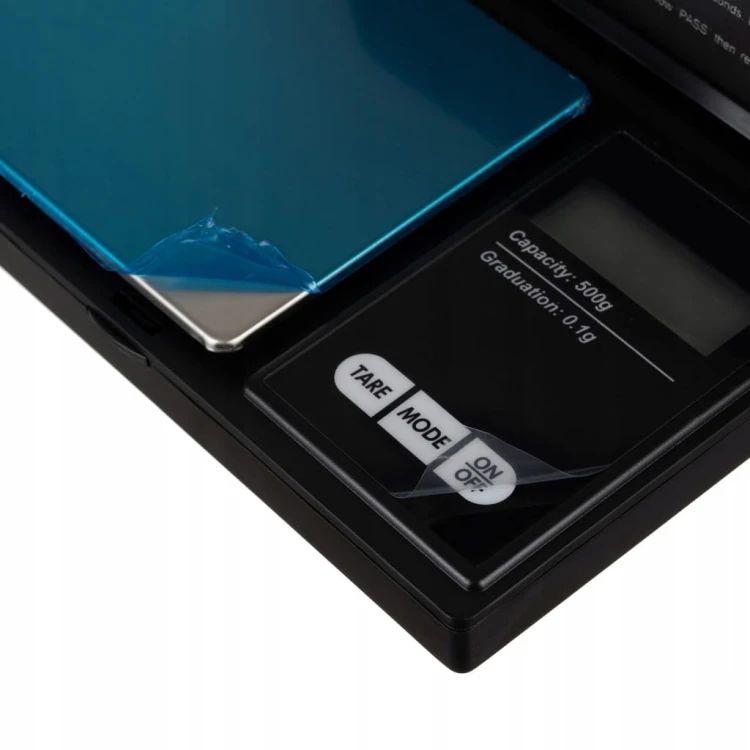 DOKŁADNA WAGA JUBILERSKA 500g 0,1g PRECYZYJNA LCD KUCHENNA PODŚWIETLANA