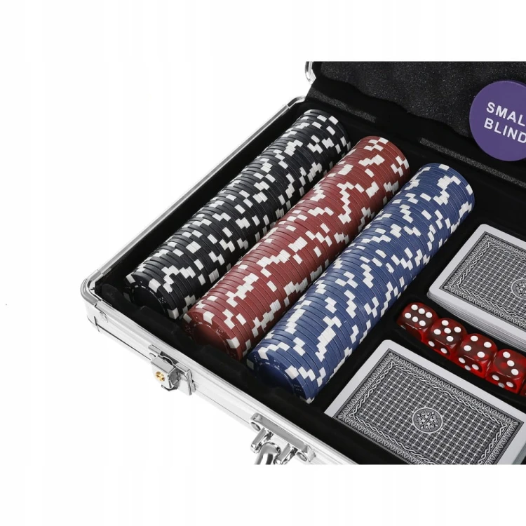 Poker Malatec zestaw 300 żetonów w walizce