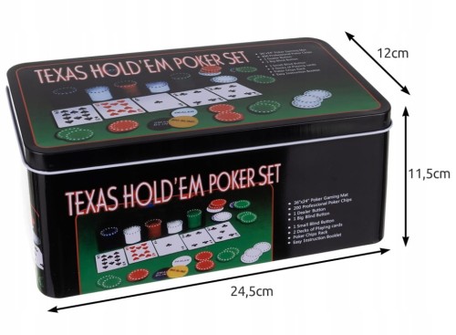 Zestaw do pokera Texas Malatec 23539