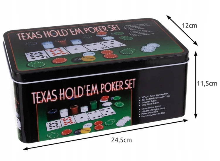 Zestaw do pokera Texas Malatec 23539