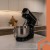 Robot planetarny kuchenny Ruhhy 2000 W czarny z podgrzewaną misą 5,5 l