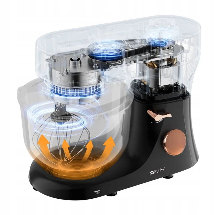 Robot kuchenny Ruhhy Robot Planetarny z Podgrzewną Misą 2000 W szary
