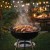 GRILL OGRODOWY WĘGLOWY ZAMYKANY POKRYWA PRZENOŚNY TURYSTYCZNY 34 CM